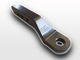 McHitch FORGED 1 &1/4" hole Tow Tongue (2 inch drop)