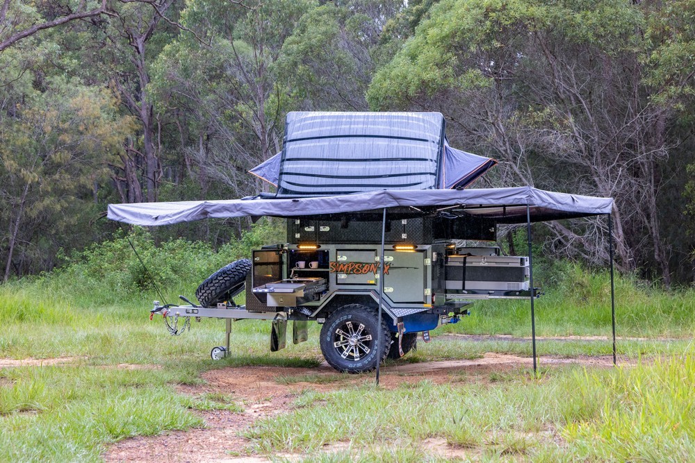 AusTuff 270 Degree Batwing Awning with Built in Lights - Image 3