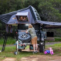 AusTuff Double Hard Shell Roof Top Tent