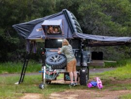AusTuff Double Hard Shell Roof Top Tent