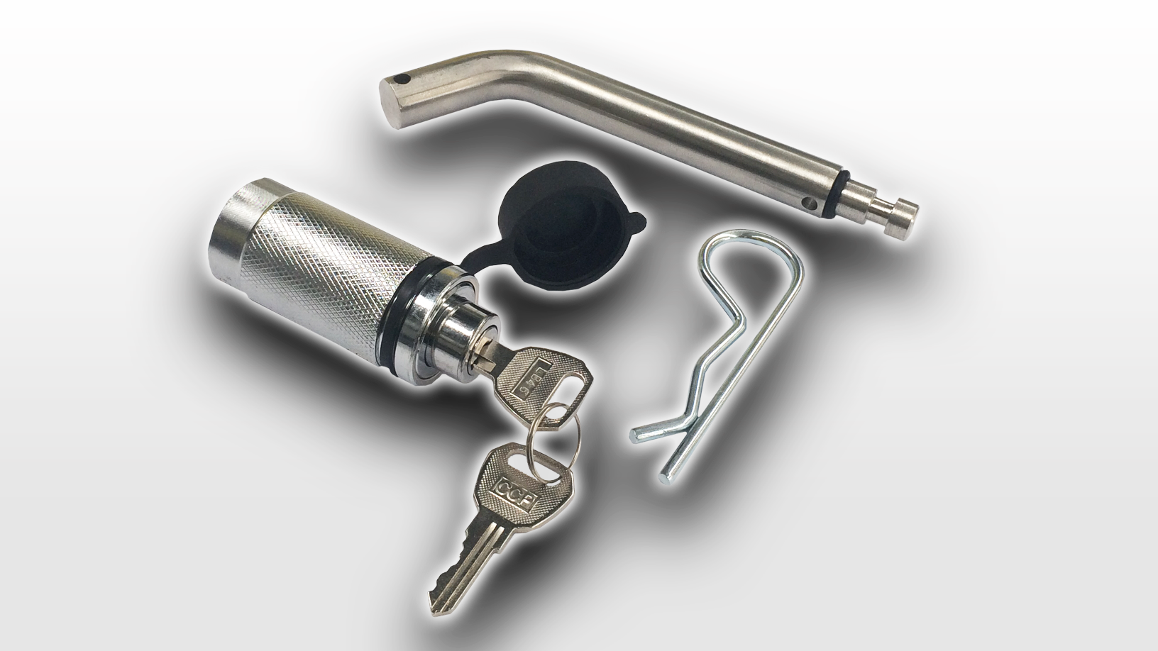 Hitch Pin (stainless) - Locking for Automatic Couplers